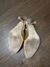 Stuart Weitzman Gold Heels Size 7 - photo 4