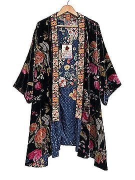 Johnny Was Kehlani Silk Cardigan (view 1)