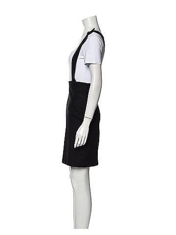Loeffler Randall Pinafore Suspender Wool Skirt (view 2)