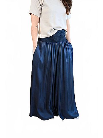 Traffic People Garden Avenue Pull On Trouser in Blue (view 2)