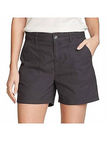 Eddie Bauer Adventurer Stretch Ripstop Shorts in Carbon Gray (view 2)