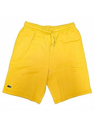 Lacoste Men's Sport Fleece Short in Yellow (view 1)
