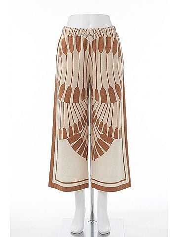 Trina Turk Estella 2 Cropped Pants in Poplar / Doe (view 1)