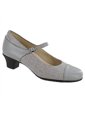 SAS Women's Isabel Mary Jane Heel in Grigio / Snake (view 1)
