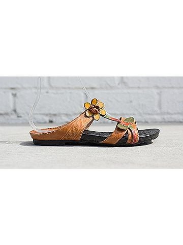Spring Step Women's Tropic Sandal in Brown (view 2)