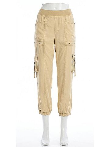 Wearables Olexa Banded Cargo Pants in Raffia Pigment (view 1)