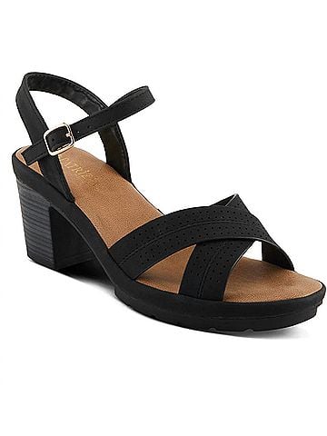 Spring Step Women's Ravenno Sandal in Black (view 1)