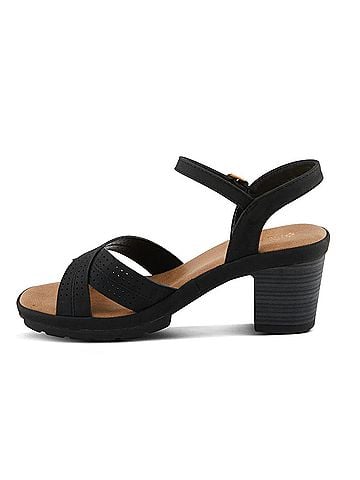 Spring Step Women's Ravenno Sandal in Black (view 2)