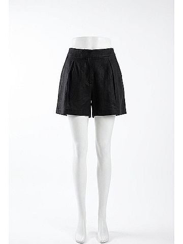 Favorite Daughter Favorite Linen Blend Short in Black (view 2)