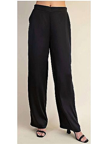 Glam Harper High Rise Pant in Black (view 2)