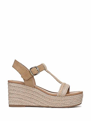 Blowfish Women's Annika Regular Fit Strappy Wedge Sandals in Natural (view 1)