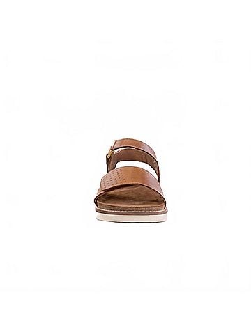 Taos Women's Modern Sandal in Caramel (view 2)