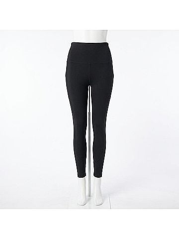 Sky Women's Brushed Running Tight Leggings in Black (view 2)