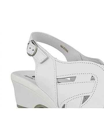 Spring Step Women's Marina Sandals in White (view 2)