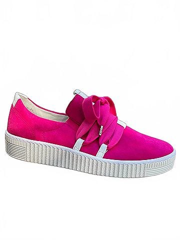 Gabor Women's Thick Lace Sneaker in 10 Pink (view 1)