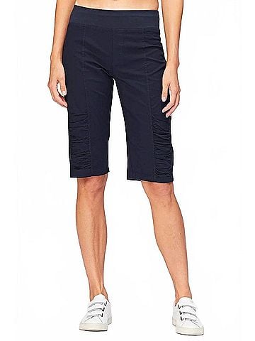 XCVI Tatem Bermuda Shorts in Navy (view 2)