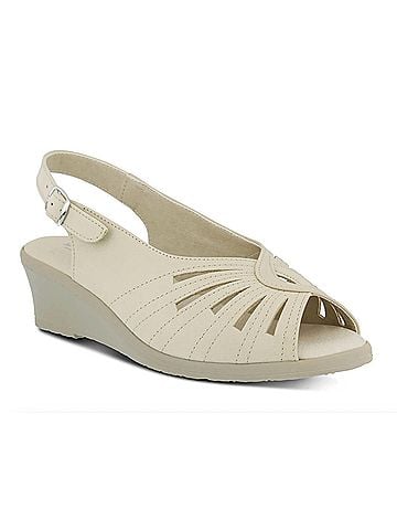 Spring Step Women's Gail Sandals in Beige Suede (view 1)