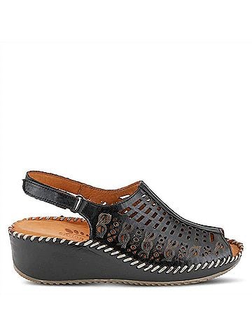 Spring Step Women's Bohemianish Wedges in Black (view 1)
