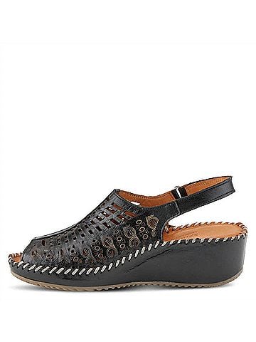 Spring Step Women's Bohemianish Wedges in Black (view 2)