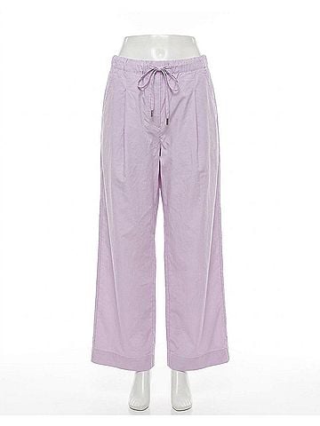 Stateside Poplin Drawstring Pull-On Pants in Lilac Mist (view 1)
