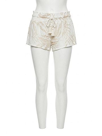 Ocean Drive Clothing Co. Palma Cover Up Shorts in White (view 1)
