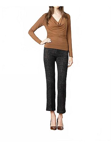 Avenue Montaigne Leo Pull-On Pants in Velvet Touch (view 2)