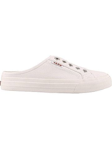 Taos Women's Ez Soul Slip On in White Canvas (view 1)