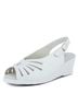 Spring Step Solid White Women's Gail Sandals in White Size EU 42 - photo 2