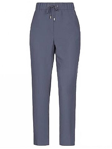 Peserico Women's Jogger Pants in Slate Blue (view 2)