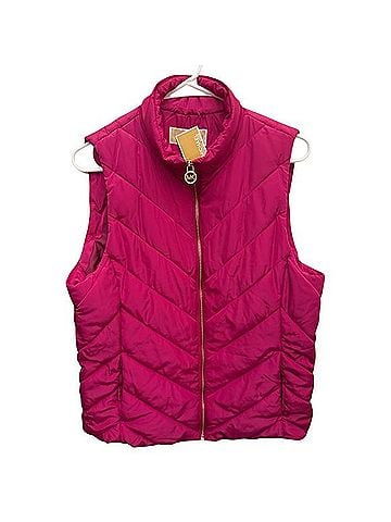Michael Kors Chevron Puffer Vest Vest (view 1)