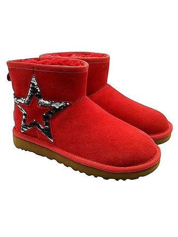 Ugg Classic Mini Sequin Star Ankle Boots (view 1)