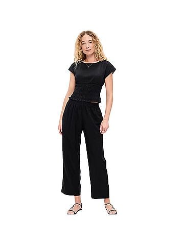 Old Navy High-waisted linen blend straight ankle Casual Pants (view 1)