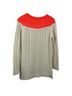 Boden Solid Orange White Pullover Sweater Size 6 - photo 2