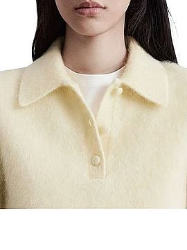 & Other Stories Brushed Knit Polo T-Shirt Pullover Sweater (view 2)