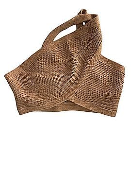 GSTQ One Shoulder Knit Bralette Sweater Tank Top (view 2)