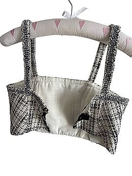 Dixie Black&amp;white Tweed Top Tank Top (view 2)