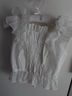 Snidel Smocked Ruffle Lace Crop Top Tank Top - photo 4