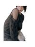 Snidel Seethrough Shoulder Knit Pullover Pullover Sweater - photo 2
