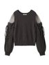 Snidel Seethrough Shoulder Knit Pullover Pullover Sweater - photo 5