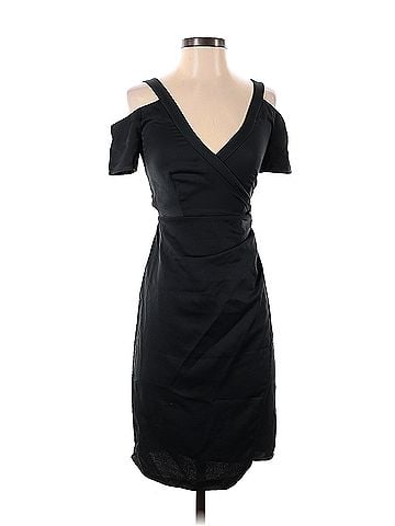 ALLSAINTS Cadia Wrap Allsaints Cocktail Dress (view 1)