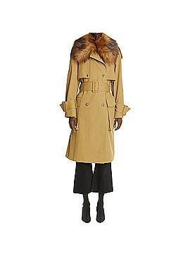 Khaite Nedding Faux Fur Trench Coat (view 1)