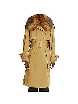 Khaite Nedding Faux Fur Trench Coat (view 2)
