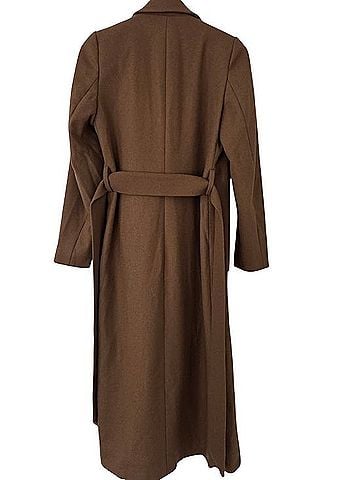 Mango Wool Blend Wrap Coat Coat (view 2)