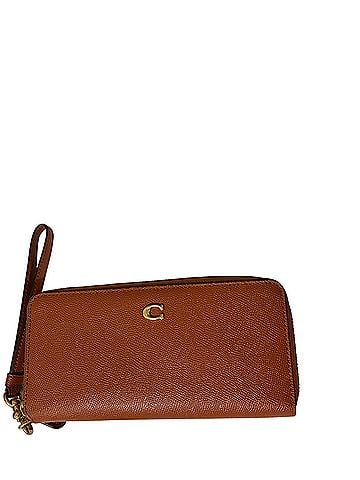 Coach Continental Wallet Leather Wristlet (view 1)