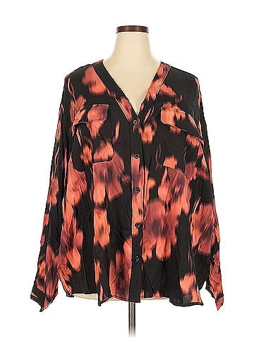 Universal Standard Universal Standard Long Sleeve Blouse (view 1)