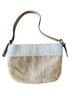 Universal Thread 100% Cotton Tan White Leather Shoulder Bag One size - photo 1