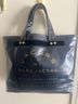 Marc Jacobs 100% Cotton 100% Leather Blue Leather Tote One size - photo 13