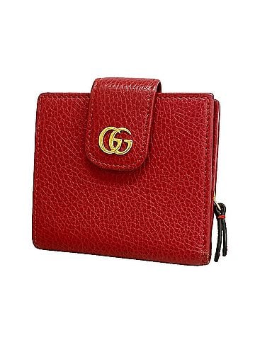 Gucci Gucci GG Marmont Wallet 523193 Leather Red Women's (view 1)
