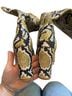 Ulla Johnson Snake Print Multi Color Boots Size EU 39 - photo 2