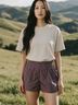 FP Movement 100% Nylon 34% Polyester 16% Elastane Purple Cargo Shorts Size L - photo 5
